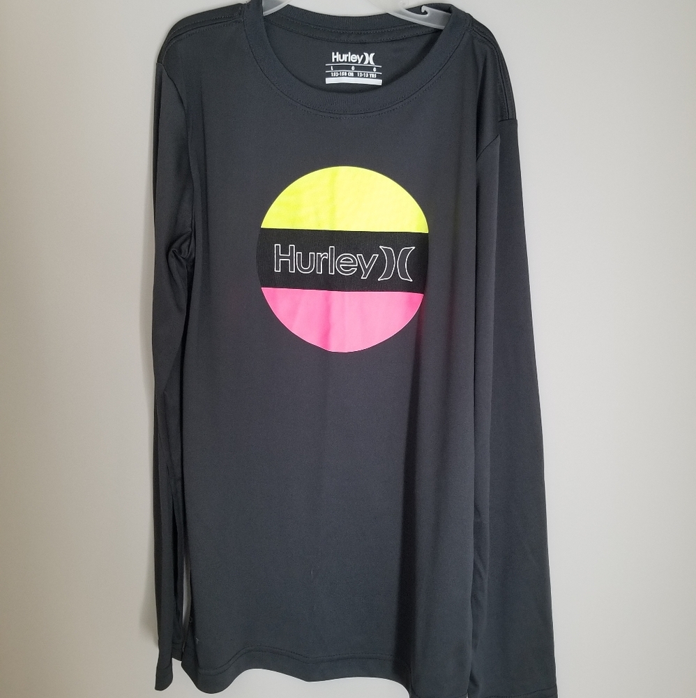 Hurley Dri Fit Gray Boy's Size 12-13‎ years
